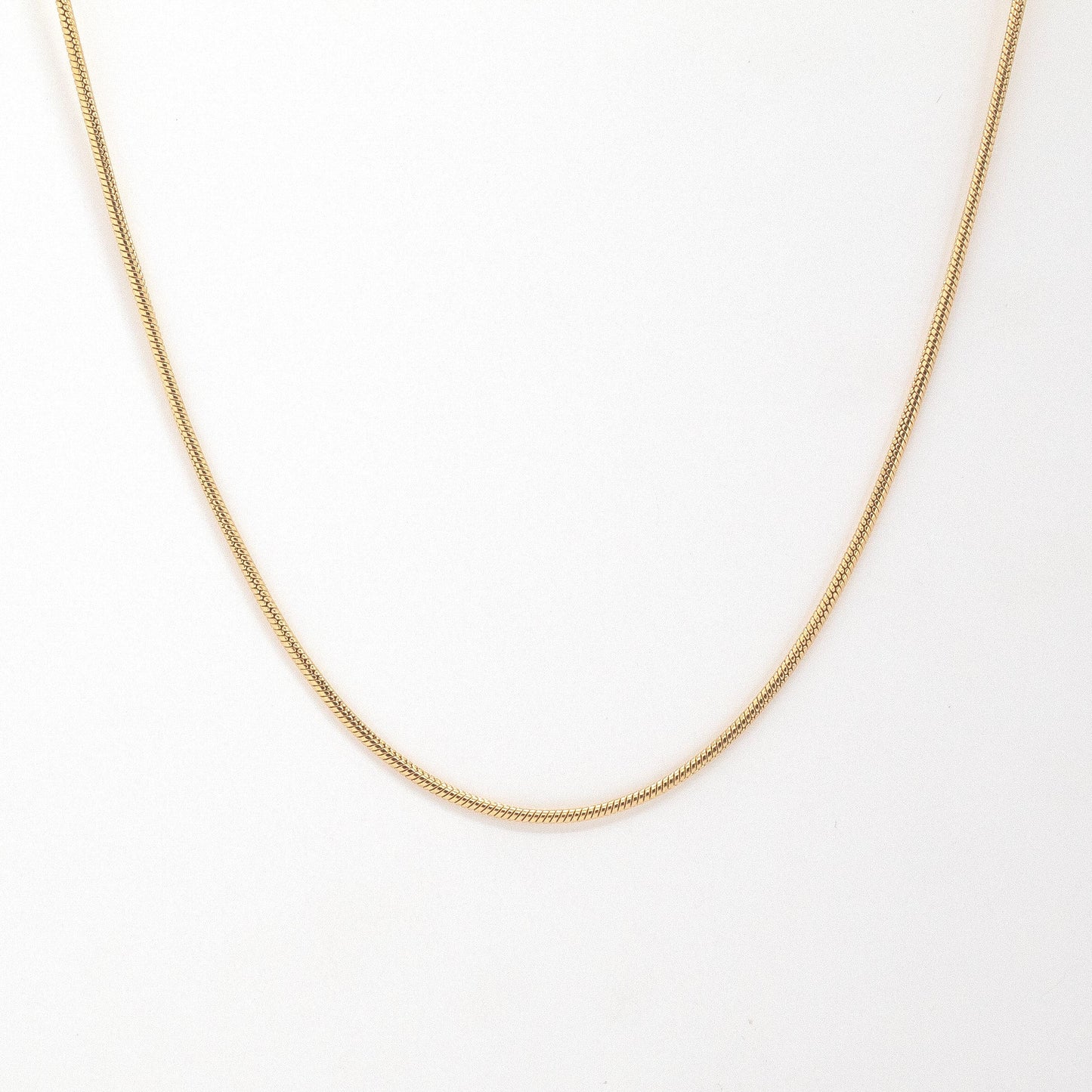 Golden Snake Chain Round (1.5MM)