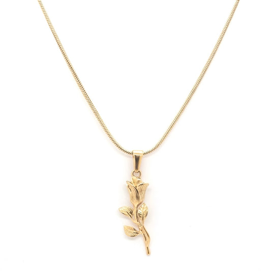 ROSE PENDANT (GOLD)