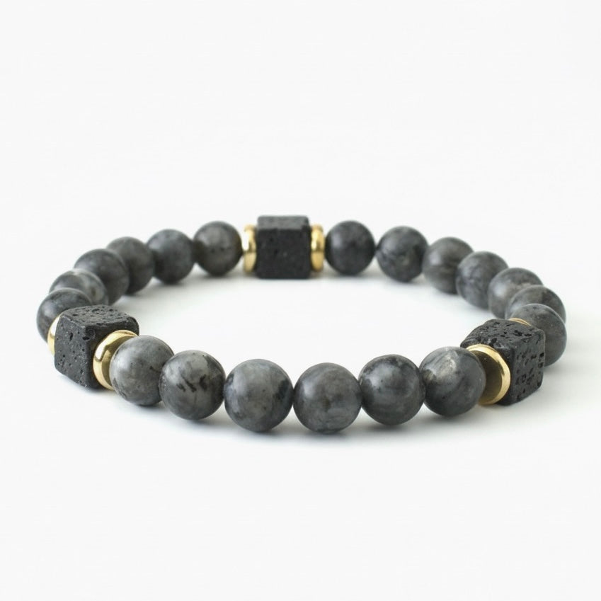 LARVAKITE x LAVA CUBE STONE BRACELET