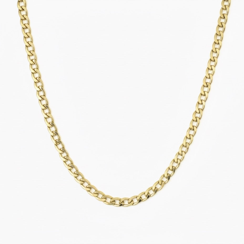 Golden Curb Chain (5MM)