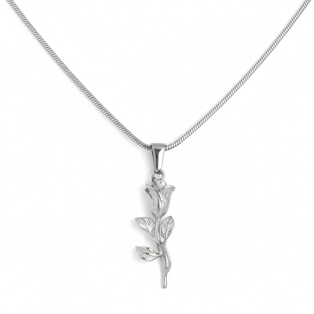 ROSE PENDANT (SILVER)