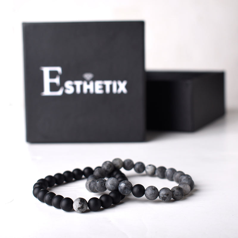 MATT LARVAKITE x MATT BLACK STONE BRACELET