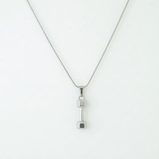 DUMBBELL PENDANT (SILVER)