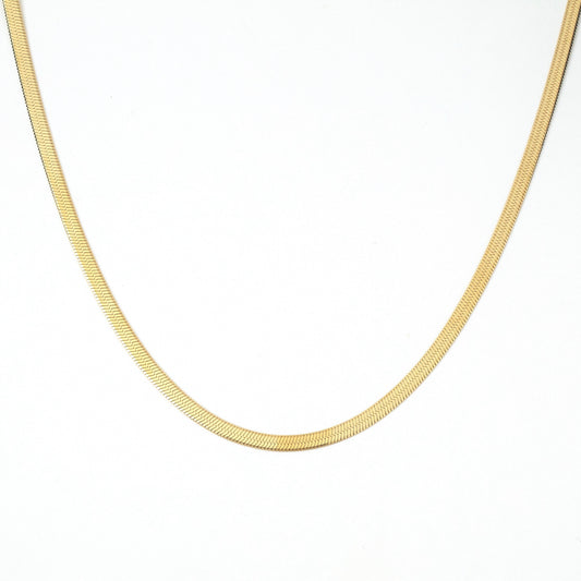 Golden Flat Snake Chain (3MM)