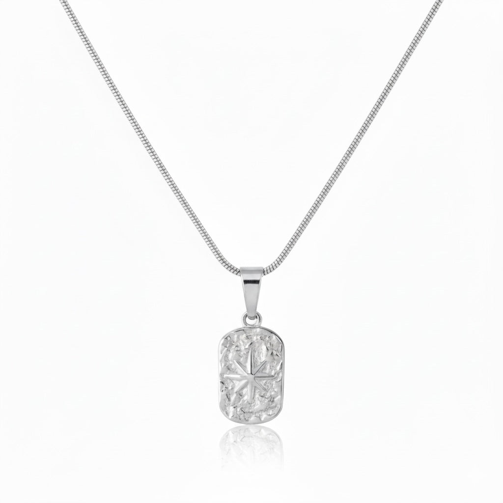 VERTICAL STAR PENDANT (SILVER)
