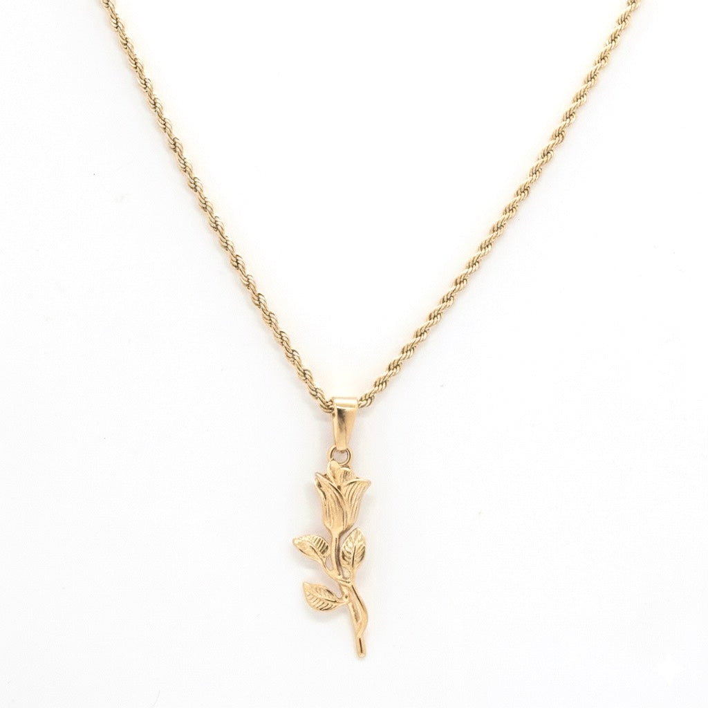 ROSE PENDANT (GOLD)