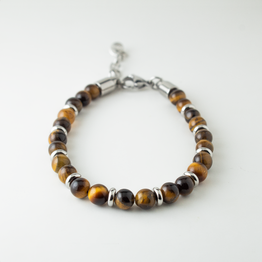 YELLOW TIGER STONE BRACELET