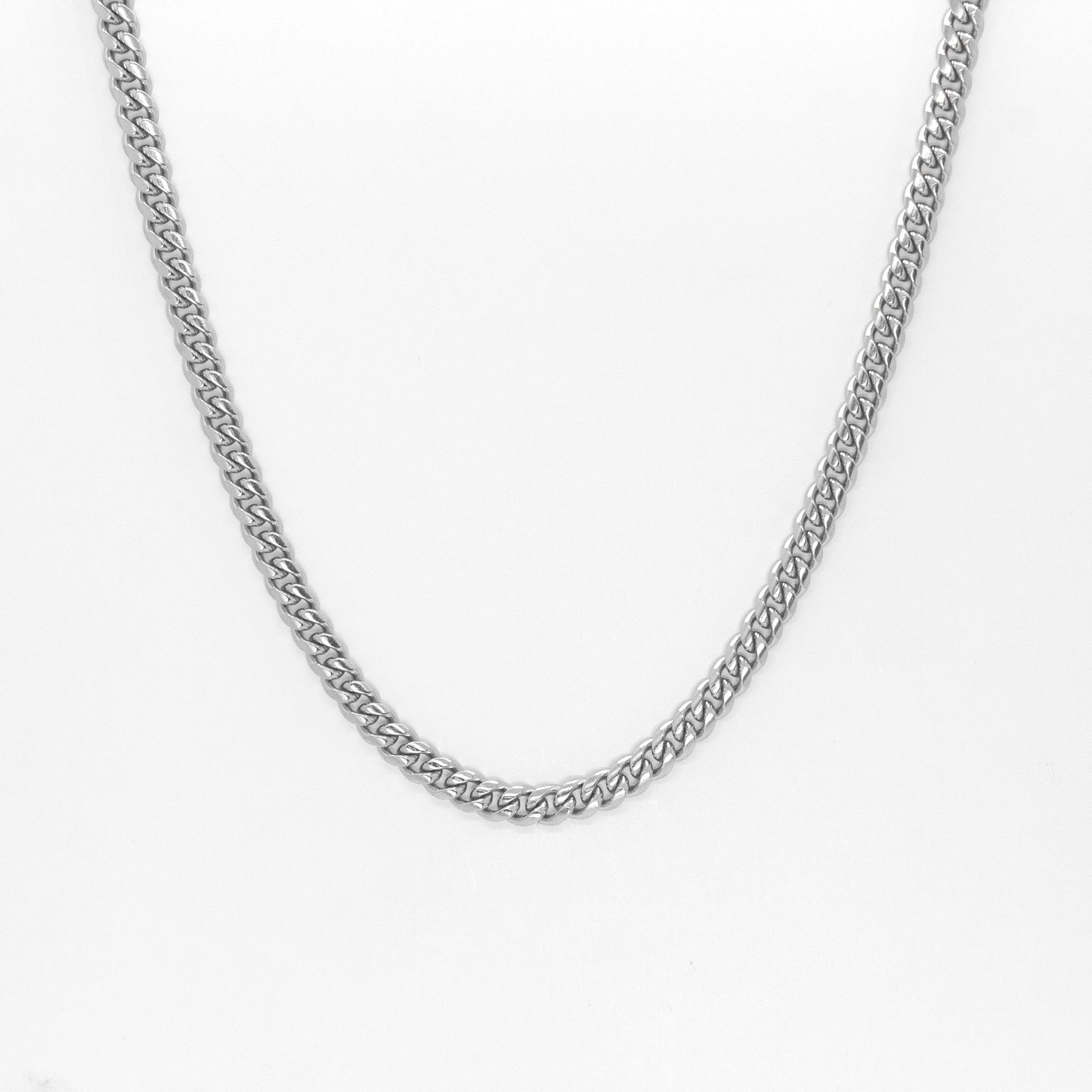 Silver Cuban Chain (4MM)
