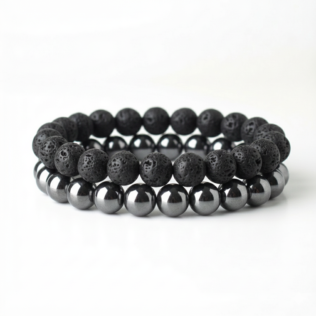 LAVA-HEMATITE STACK - 2 PACK