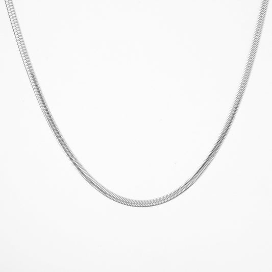 Silver Flat Snake Chain (3MM)