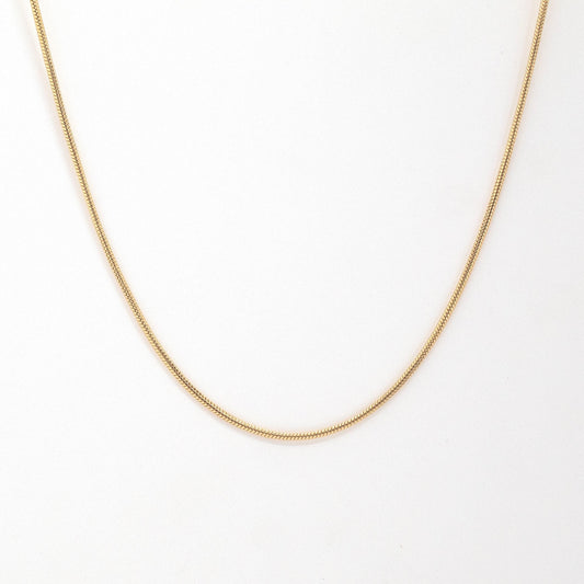 Golden Snake Chain Round (1.5MM)