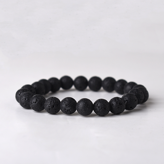 BLACK LAVA STONE BRACELET