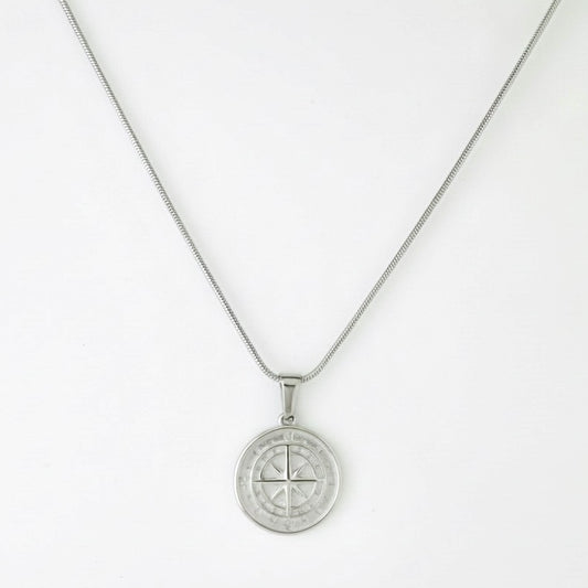 COMPASS PENDANT (SILVER)
