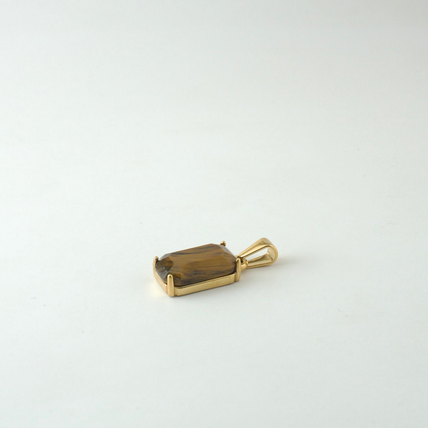 TIGER EYE PENDANT (GOLD)