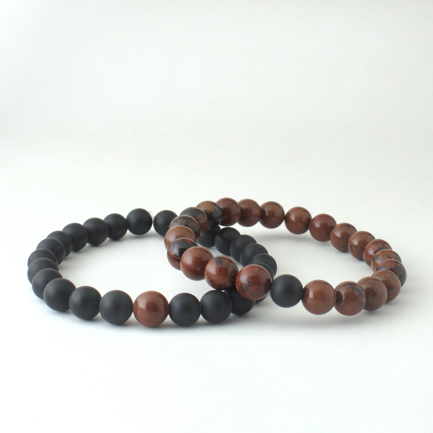 SWAN STONE x MATT BLACK STONE BRACELET