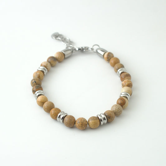 PICTURE JASPER STONE BRACELET