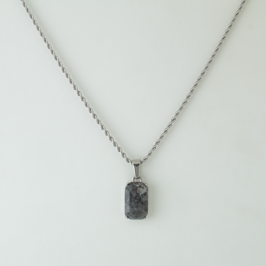 LARVAKITE PENDANT (SILVER)