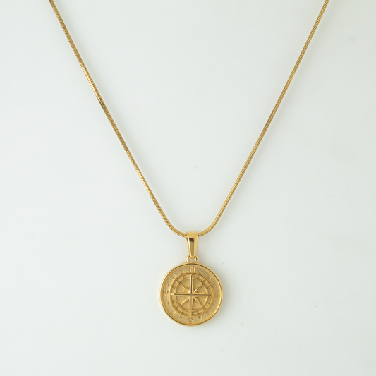 COMPASS PENDANT (GOLD)