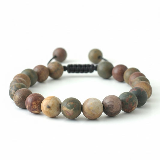 RED PICASSO STONE BRACELET