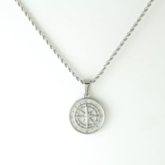 COMPASS PENDANT (SILVER)