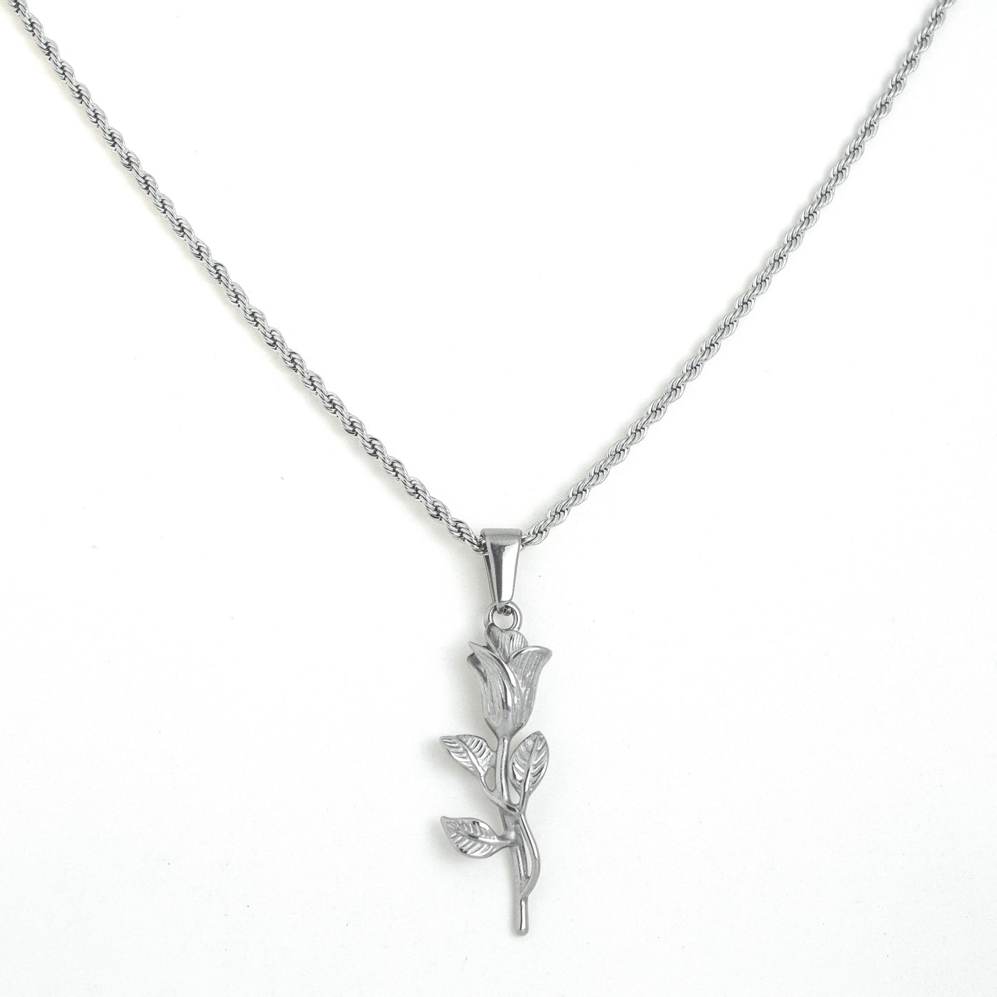 ROSE PENDANT (SILVER)