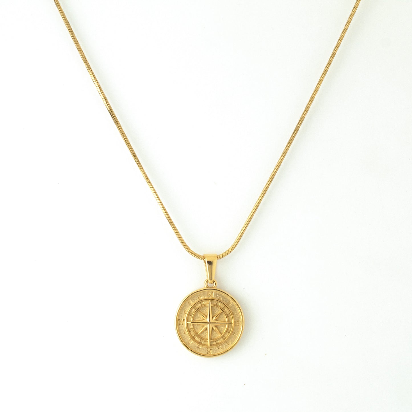 COMPASS PENDANT (GOLD)