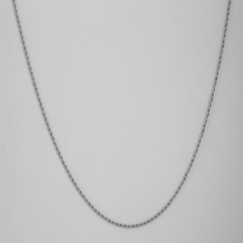 Silver Rope Chain (2mm)