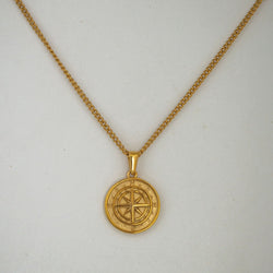 COMPASS PENDANT (GOLD)