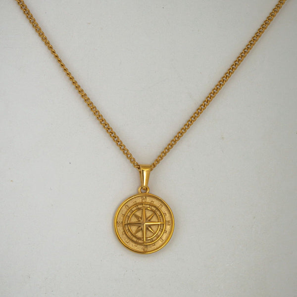 COMPASS PENDANT (GOLD)