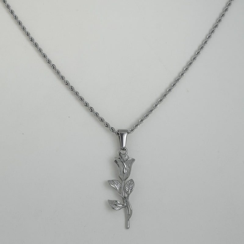 ROSE PENDANT (SILVER)