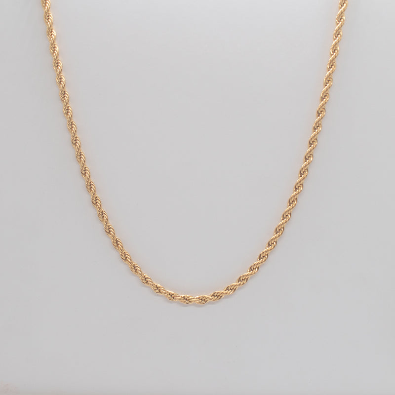 Golden Rope Chain (4MM)