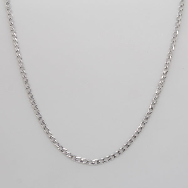 Silver Curb Chain (4MM)