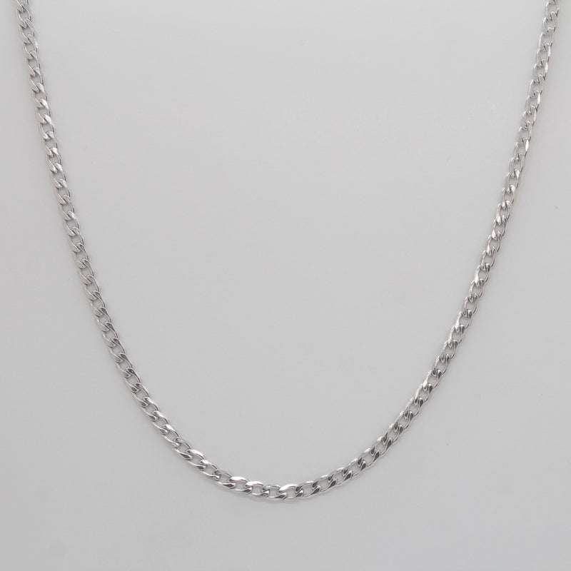 Silver Curb Chain (4MM)