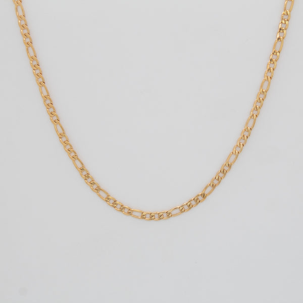 Golden Figaro Chain (3MM)