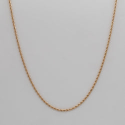 Golden Rope Chain (2mm)