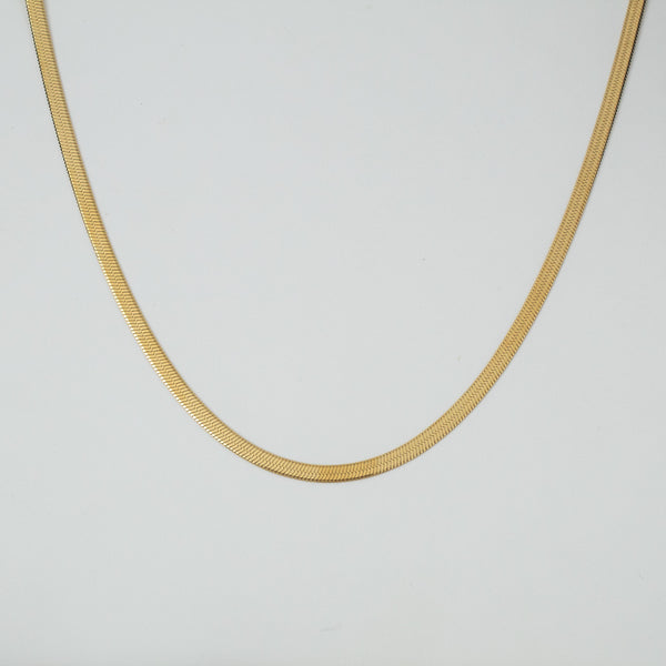 Golden Flat Snake Chain (3MM)