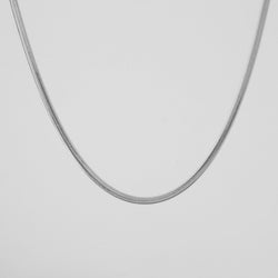 Silver Flat Snake Chain (3MM)