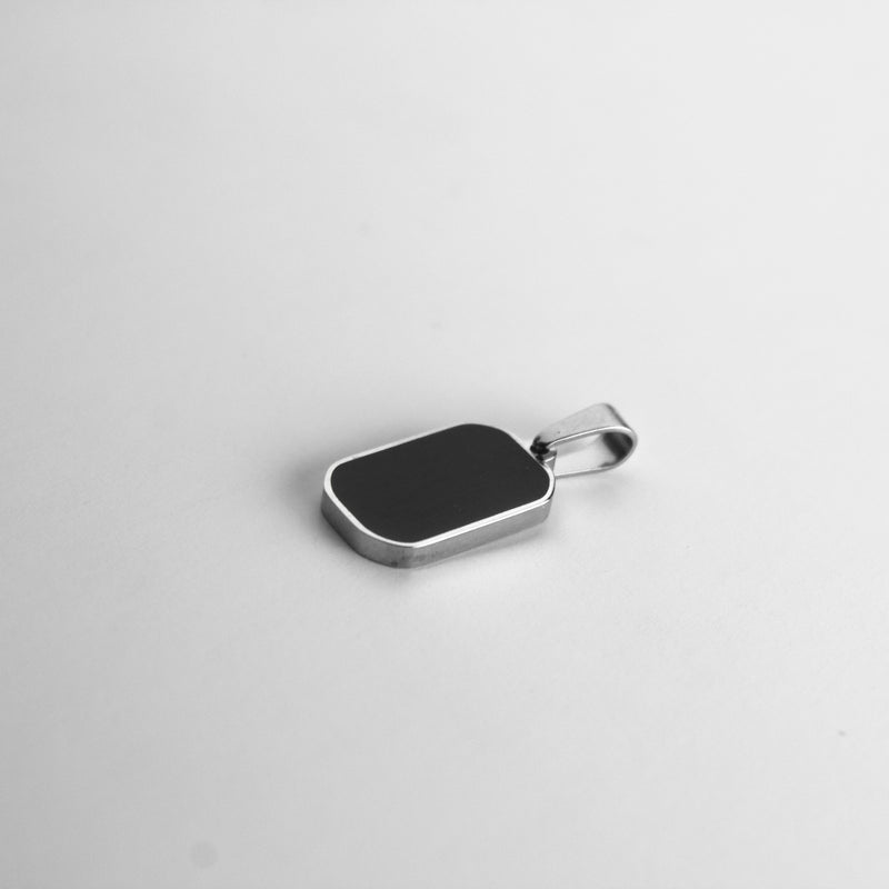 Vertical Delta Pendant (Silver)