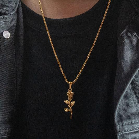 ROSE PENDANT (GOLD)