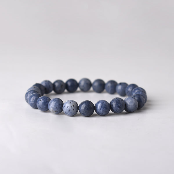 BLUE CORAL STONE BRACELET