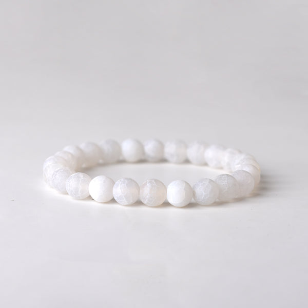 WHITE FORESTED STONE BRACELET