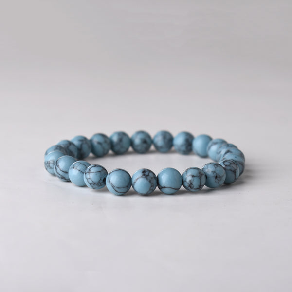 BLUE TURQUOISE STONE BRACELET