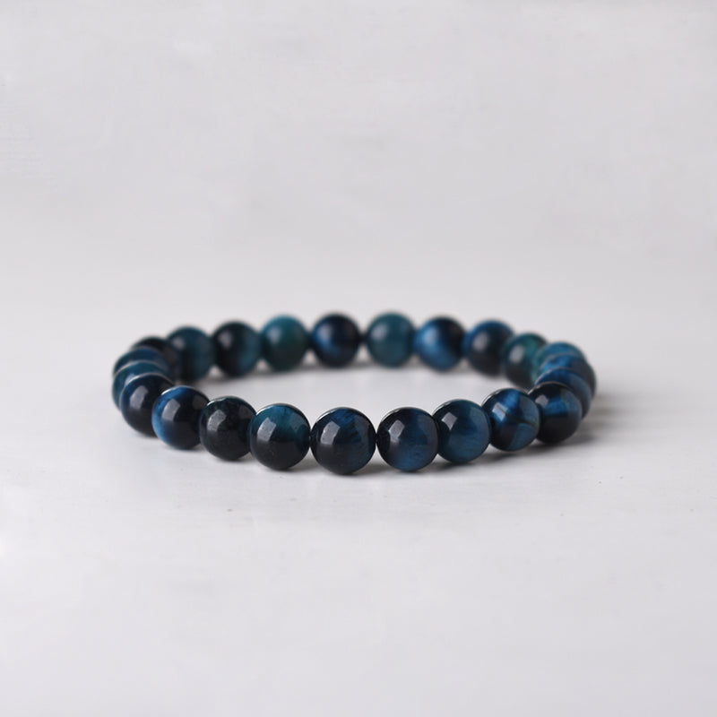 BLUE TIGER EYE STONE BRACELET